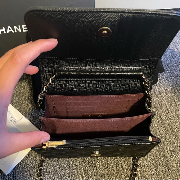 Chanel mini wallet on chain woc - Picture 6 of 10